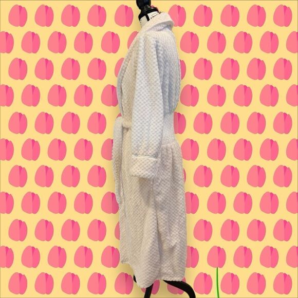 Suimo Women’s Cozy Belted White Wrap Robe NWT Size Medium - Picture 5 of 10